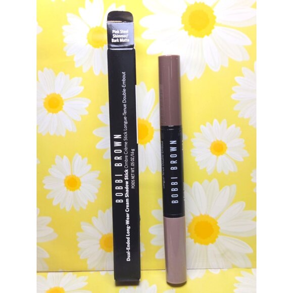 BOBBI BROWN Dual Ended Long Wear Cream Shadow Stick Pink Steel/Bark - Picture 9 of 12